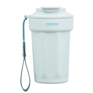 卡罗特外带咖啡杯保温杯女便携不锈钢水杯陶瓷覆层内胆保冷杯子男