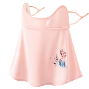 迪士尼儿童防晒口罩面罩防紫外线夏冰丝遮阳透气女童专用护颈脸罩