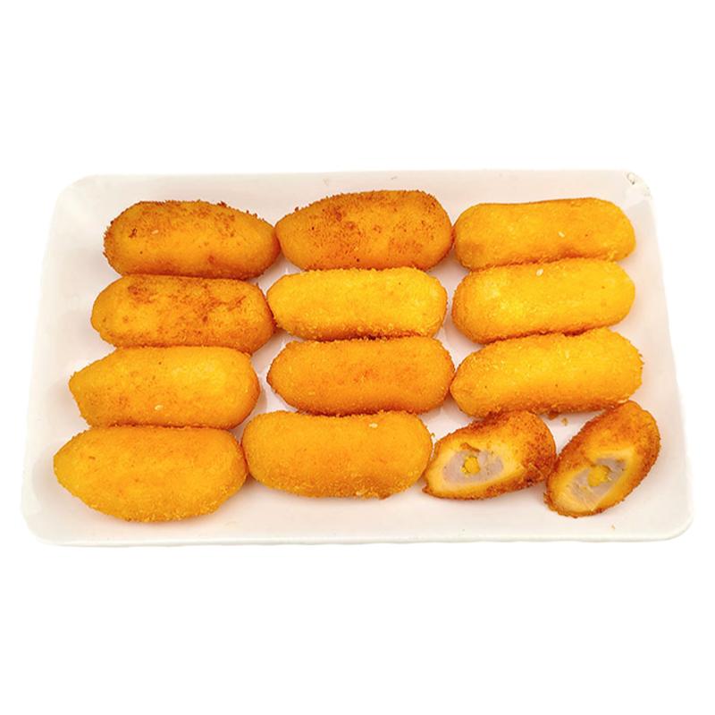 英佳脆皮三色芋卷350g餐厅油炸半成品冷冻小吃蛋黄香芋味点心12个