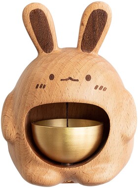 Bunny兔子门铃铛铜装饰摆件