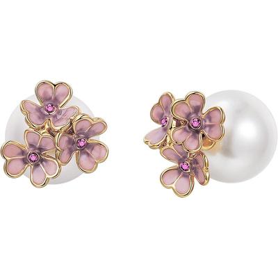 梵高花朵手工滴油耳环