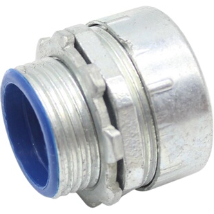 DPJ优质锌合金包塑金属软管箱接外螺纹外丝非标管接头电缆线接头