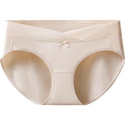 2条三枪低腰纯棉抗菌孕妇内裤