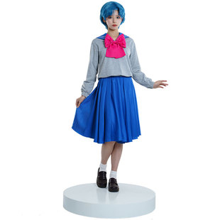 鸣人堂cosplay水野亚美校服水手服Sailor Mercury美少女战士演出