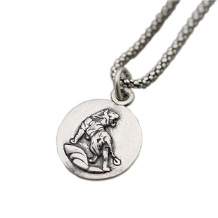 十二生肖复古泰银圆牌吊坠990足银鼠牛虎兔龙蛇马羊猴鸡狗猪男女