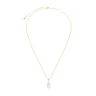 OOAK抽拉水滴锁骨链项链