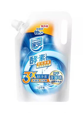 【天猫U先】家安洗衣液香味持久除螨去污除菌清香无磷500g
