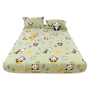 冬季加厚牛奶绒床笠单件加绒床罩2025新款床垫保护罩珊瑚绒床套罩