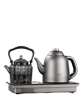 微可道纯钛烧水壶自动上水嵌入式一体茶台煮茶器智能电陶炉煮茶壶