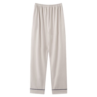 浪莎男士睡裤双面德绒磨毛秋冬加绒加厚自发热直筒休闲裤大码单裤