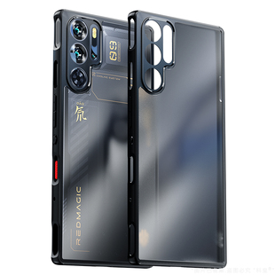 适用努比亚红魔9spro手机壳新款红魔9pro+手机套男全包防摔9spro+保护壳透明硅胶简约8pro轻奢风高级肤感气囊