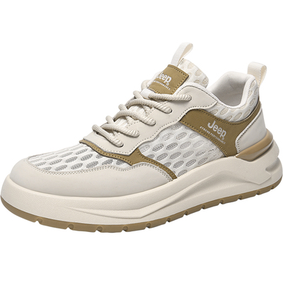 jeep夏季轻量化网面登山运动鞋男