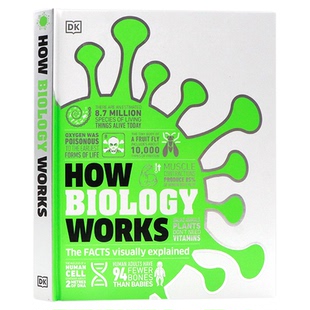 DK百科系列 生物学如何运作 英文原版 How Psychology Works生物学的工作原理揭开生命科学的神秘面纱科普百科书籍精装彩色