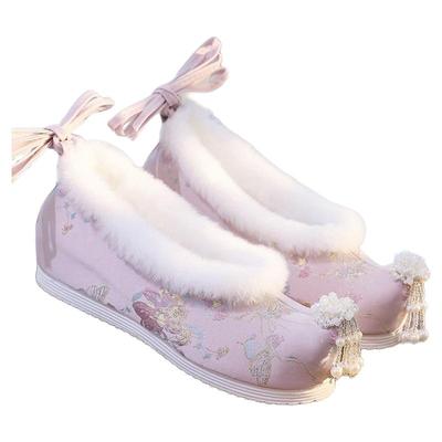 2024新款原创汉服鞋增高古风加绒