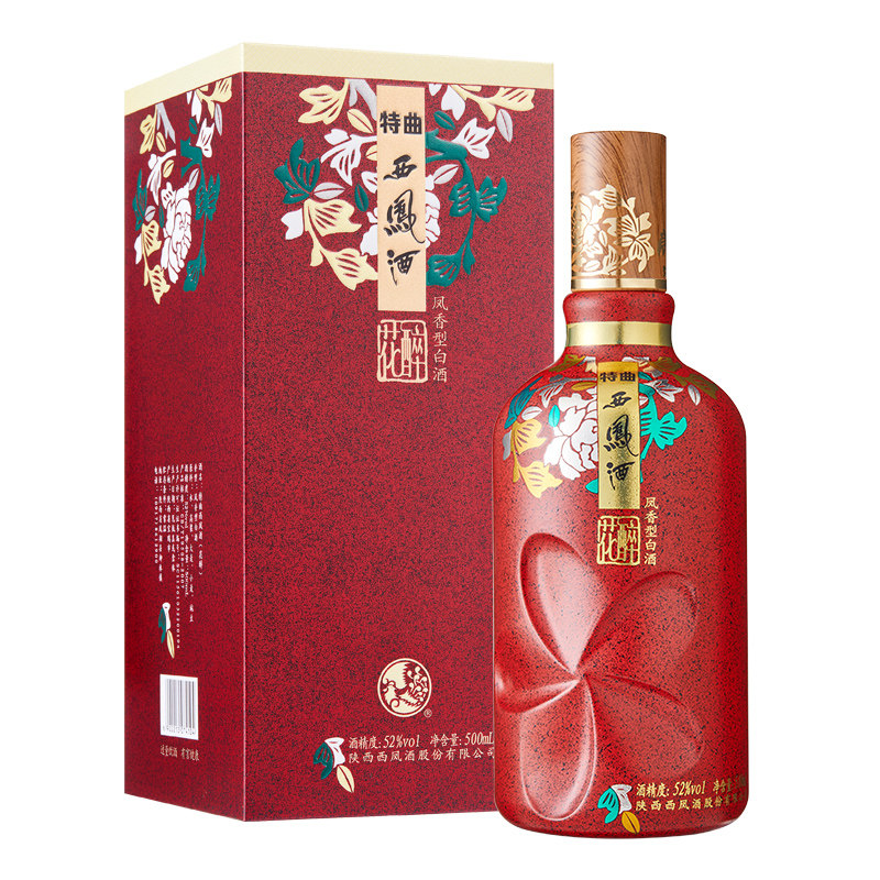 特曲西凤酒500ml特曲酒质52度