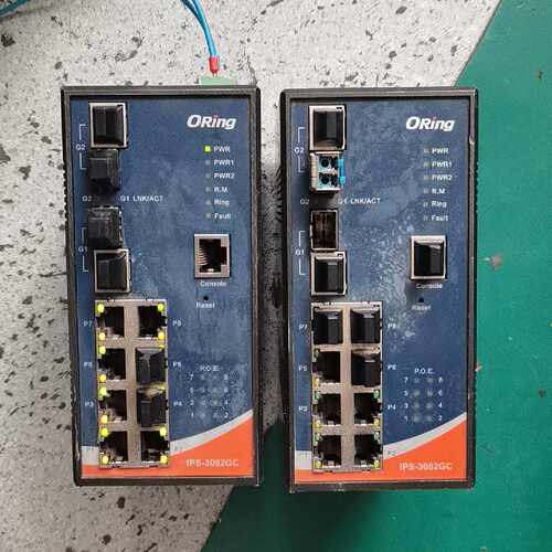议价-Oring IPS-3082GC-AT工业轨道交换机，件-可维修