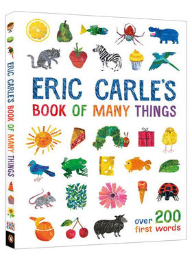 英文原版 Eric Carle's Book of Many Things 艾瑞卡尔入门级主题词典 精装版 英文版 进口英语原版书籍