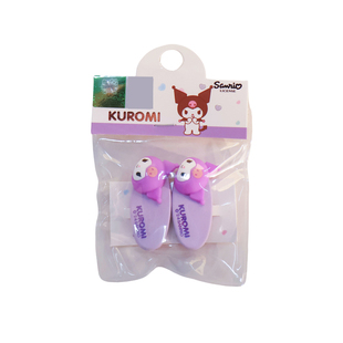 三丽鸥正版可爱卡通少女心发饰发夹两个装半立体头椭圆夹日常搭配