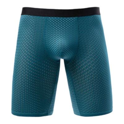 运动内裤冰丝网眼男大码夏季薄款大码防磨腿跑步裆短裤加长四角裤