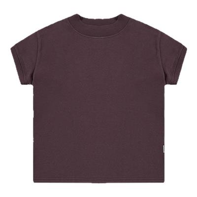 散养文化「画布」半高领短袖t恤