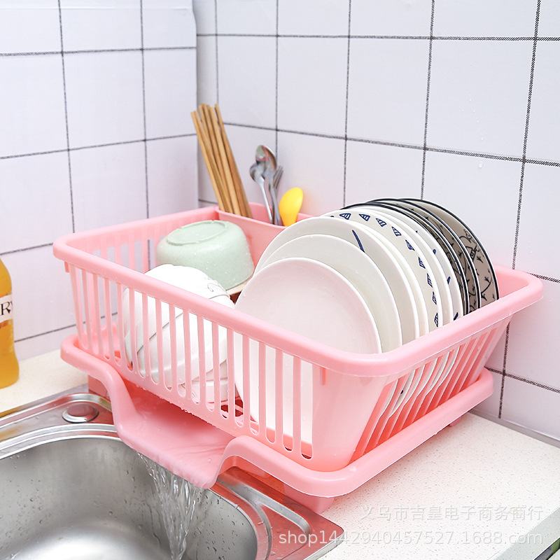 加厚塑料碗架厨房沥水碗篮滤水篮碗碟收纳架沥水架整理架碗柜橱柜