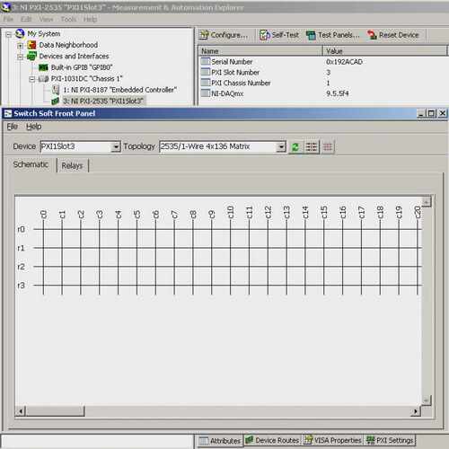 National Instruments NI PXI-2535 4x136 197118E-01L FET Matri