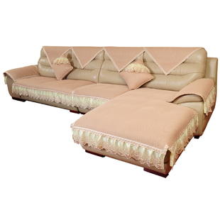 冬季真皮沙发垫防滑四季通用坐垫凉席简约客厅组合皮沙发套罩定做