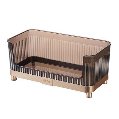 卫生间化妆品收纳盒太空铝轻奢风