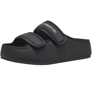 热风厚底一字拖女2026年夏季新款休闲拖鞋外穿轻便凉拖H59W26208