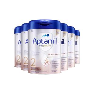 爱他美德文白金版较大婴儿奶粉2段6个月以上800g进口6罐德国澳洲