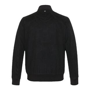 [含绵羊毛]ROBERTA诺贝达男装男士夹克秋季新款棒球领纯色外套男