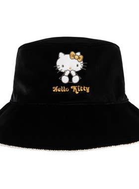 tbh野兽派HelloKitty双面渔夫帽