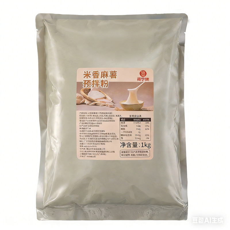 南字牌米香麻薯粉牛乳鲜奶香麻薯预拌粉奶茶店专用原料麻糍预拌粉