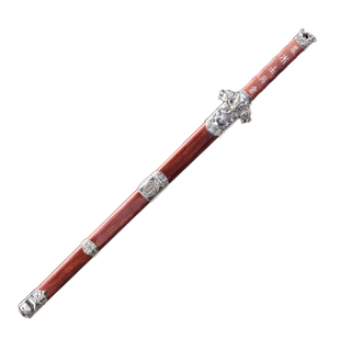 龙泉夏庄武备天师剑百炼钢天梯纹锻打手工收藏摆件工艺品未开刃