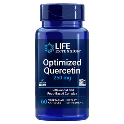 美国优化的槲皮素LifeExtension植物提取胶囊optimized quercetin