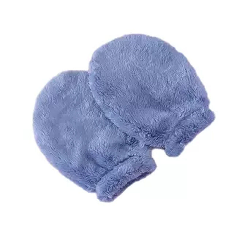过冬珊瑚绒不分指老人睡觉防抓挠手套