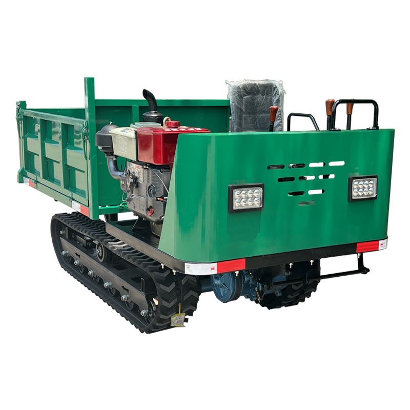 爬山虎履帶運(yùn)輸車小型農(nóng)用工程果園山地搬運(yùn)車全地形履帶式自卸車