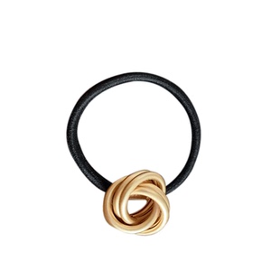 Pree皮筋头绳发圈半圆金属设计款2026新款发饰头饰扎头发发绳女