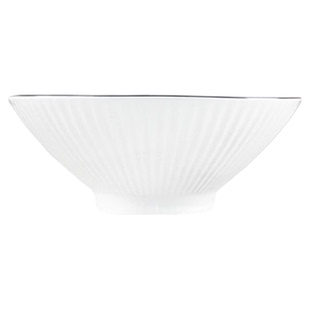 家用陶瓷釉下彩简约高颜值餐具8英寸大汤碗日式斗笠碗面碗色拉碗