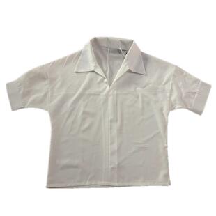 欧洲站春秋新款气场强大干练气质女装轻奢高级感POLO白色百搭衬衫