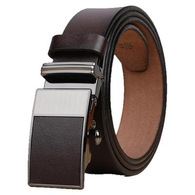 无牙自动扣商务风休闲裤男士皮带