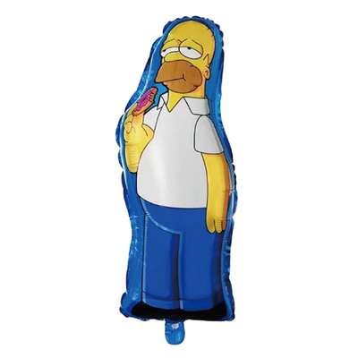 辛普森一家男孩生日背景气球布置