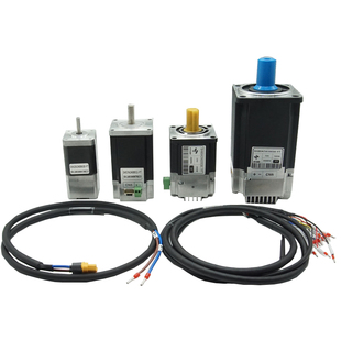 直流伺服电机24V48V低压一体化集成伺服485/CANOPEN通讯工厂直销