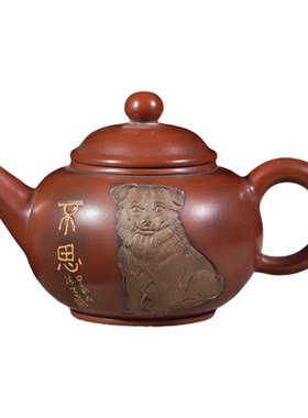 上官清吉全手工钦州坭兴陶茶壶