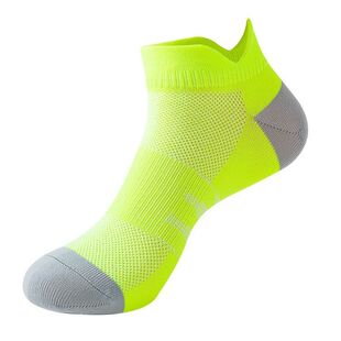 专业跑步袜子男女马拉松薄款透气网眼羽毛球运动夏季速干短筒船袜