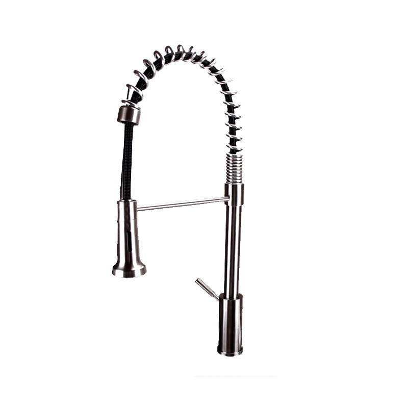 潜水艇抽拉式304不锈钢厨房水龙头冷热水洗菜盆水槽无铅龙头L3045