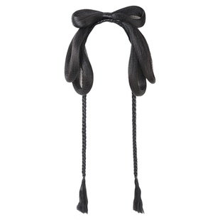 汉服女童头饰儿童古风假发一体式发饰古装日常发髻造型盘发垫发包