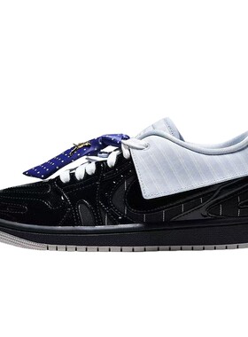 耐克领带式装饰细节AirJordan1