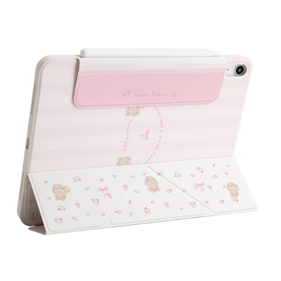 【圆环分离-无笔槽】适用2025新款ipadair7保护套air456全包mini67苹果8.3英寸720旋转磁吸少女心air6三折Y型