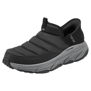 斯凯奇闪穿鞋|冬季新款男子宽楦保暖一脚蹬户外鞋舒适休闲运动鞋